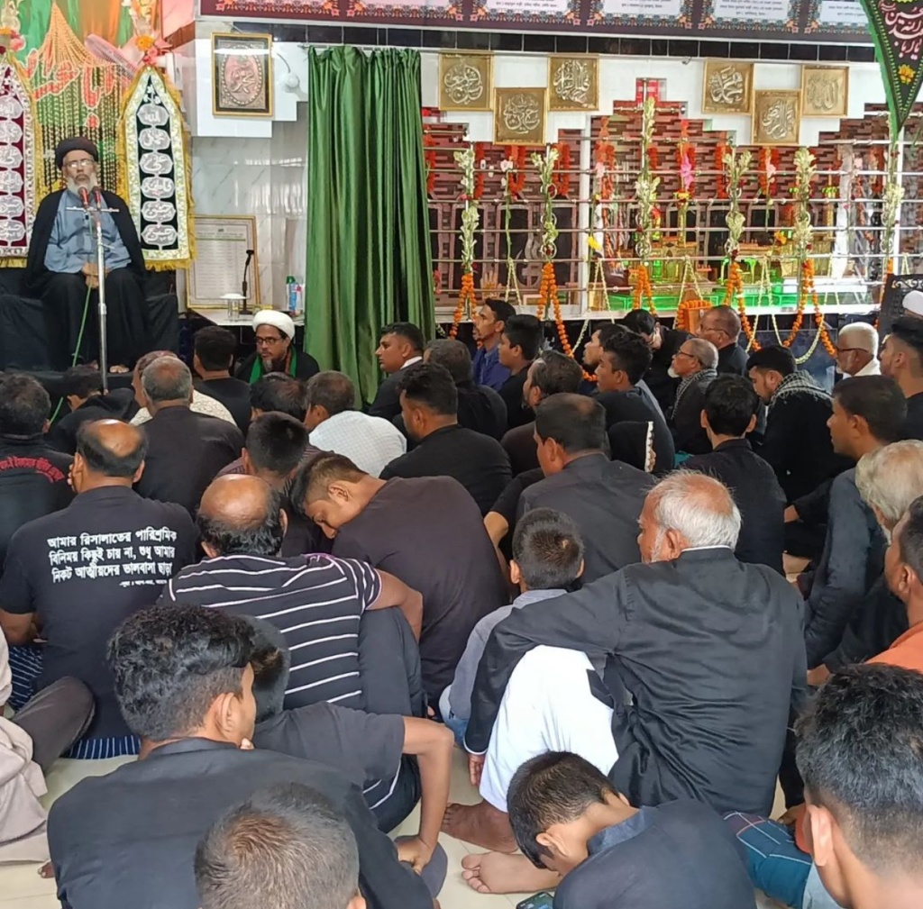 Photos: Mourning ceremony for Arbaeen of Imam Hussain (a.s.) in Nurnagar, Bangladesh