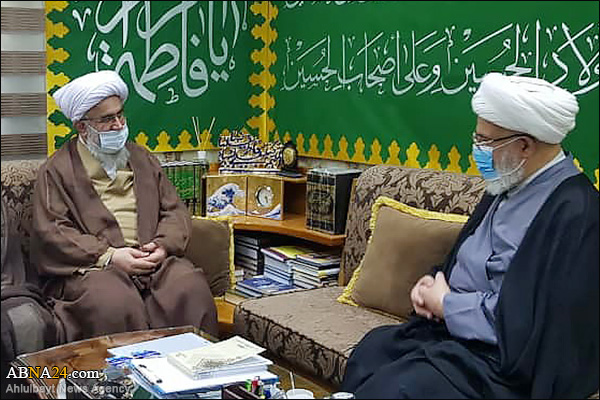 Photos: Ayatollah Ramazani meets custodian of Imam Hussein’s Holy Shrine